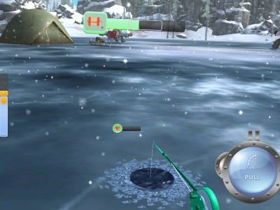 Canada - ice fishing game online